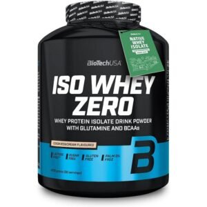 Odwiedź sklep BioTechUSA,BioTechUSA Iso Whey ZERO, Lactose, Gluten, Sugar FREE, Premium Whey Protein Isolate, 2.27 kg, Cookies and Cream,BioTechUSA Iso Whey ZERO, Lactose, Gluten, Sugar FREE, Premium Whey Protein Isolate, 2.27 kg, Ciastko z Kremem