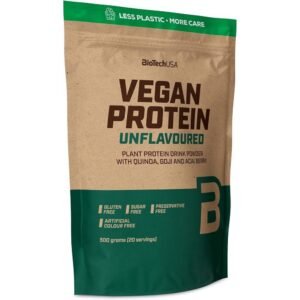 Odwiedź sklep BioTechUSA,BioTechUSA Vegan Protein Vegan protein drink powder, unflavored, 500 g, Unflavored,BioTechUSA Vegan Protein Wegański napój proteinowy w proszku bez dodatków smakowych 500 g, Bez dodatków smakowych