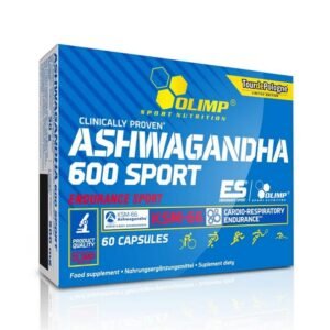 Olimp Sport Nutrition, Dietary supplement  Ashwagandha 600 Sport capsules 60 pcs,Olimp Sport Nutrition, Suplement diety Ashwagandha 600 Kapsułki Sportowe 60 szt.