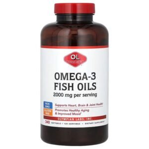 Olympian Labs, Omega-3 Fish Oils, Omega-3 Fish Oil, 2,000 mg, 240 Softgels (1,000 mg per softgel),Olympian Labs, Omega-3 Fish Oils, Omega-3-Fischöl, 2.000 mg, 240 Weichkapseln (1.000 mg pro Weichkapsel)
