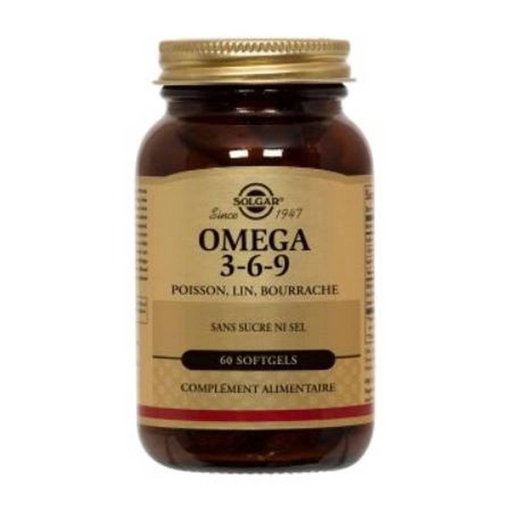 Omega 3-6-9, 60, Oméga 3-6-9