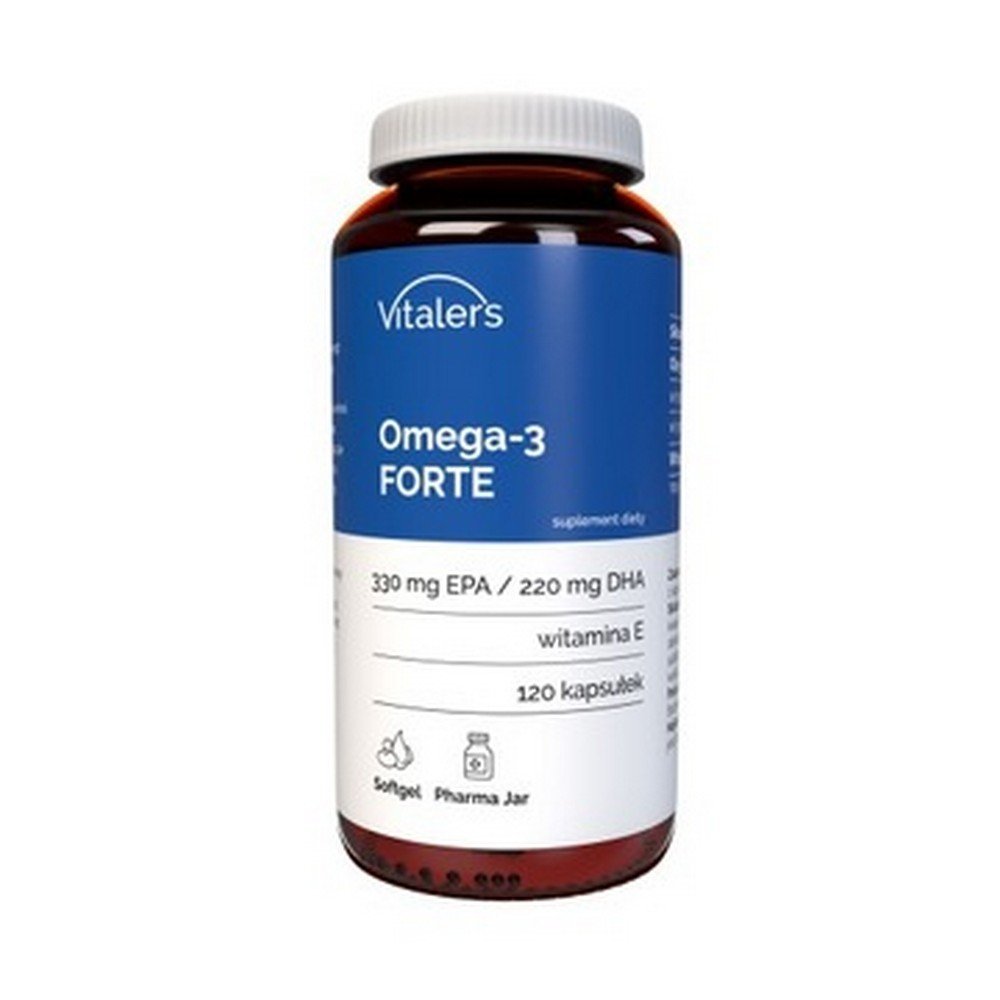 Vitaler's, Omega-3 FORTE 1000 mg 120 gel caps, Omega-3 FORTE 1000 mg 120 kapsułek żelowych