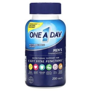 One-A-Day, Men's Complete Multivitamin, all-round multivitamin for men, 200 tablets,One-A-Day, Men's Complete Multivitamin, Rundum-Multivitaminpräparat für Männer, 200 Tabletten
