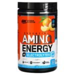 Optimum Nutrition, ESSENTIAL AMIN.O. ENERGY + ELECTROLYTES,  “Tangerine Wave”, 285 g (10.05 oz.),Optimum Nutrition, ESSENTIAL AMIN.O. ENERGY + ELECTROLYTES, „Tangerine Wave“, 285 g (10,05 oz.)