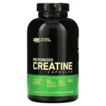Optimum Nutrition, Micronized Creatine Capsules, Micronized Creatine Capsules, 2.5 g, 200 Capsules (1.25 g per capsule),Optimum Nutrition, Micronized Creatine Capsules, mikronisierte Kreatin-Kapseln, 2,5 g, 200 Kapseln (1,25 g pro Kapsel)
