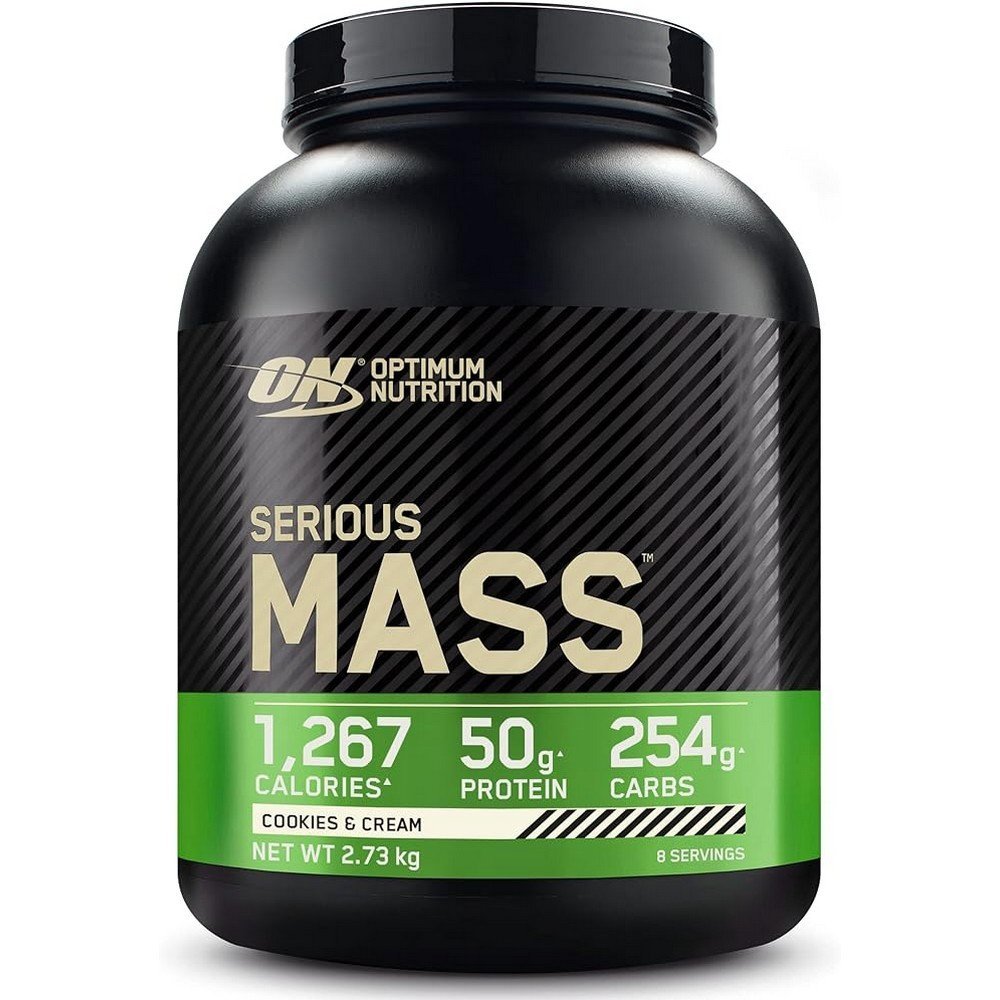 Optimum Nutrition Serious Mass High-Calorie Protein Supplement, 2.73 kg,Optimum Nutrition Serious Mass Wysokokaloryczna Odżywka Białkowa, 2,73 kg