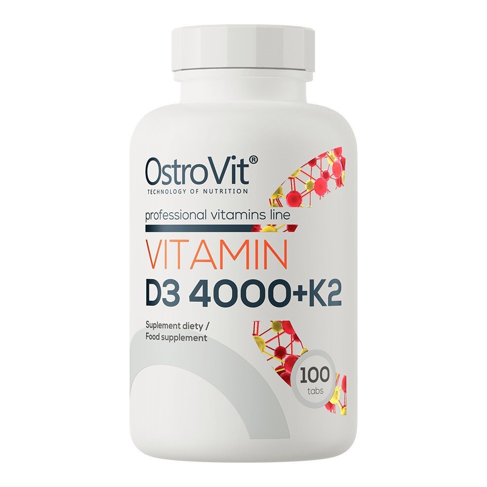 OstroVit,dietary supplement Vitamin D3 4000 IU + K2 100 ,suplement diety Witamina D3 4000 IU + K2 100 ,