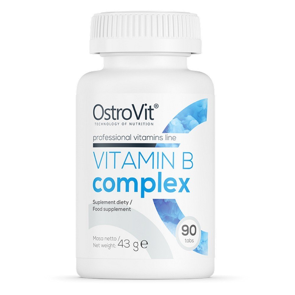 OSTROVIT, VITAMIN B COMPLEX 90 tabs B1 B2 B6 B7 B12, WITAMINA B COMPLEX 90 tab B1 B2 B6 B7 B12