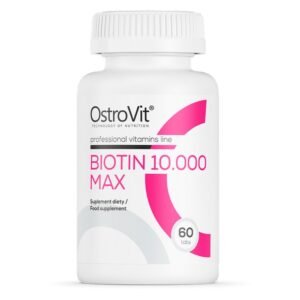 OstroVit,Biotin 10.000 MAX 60, WIT B7 SKIN,Biotyna 10.000 MAX 60, WIT B7 SKÓRA,