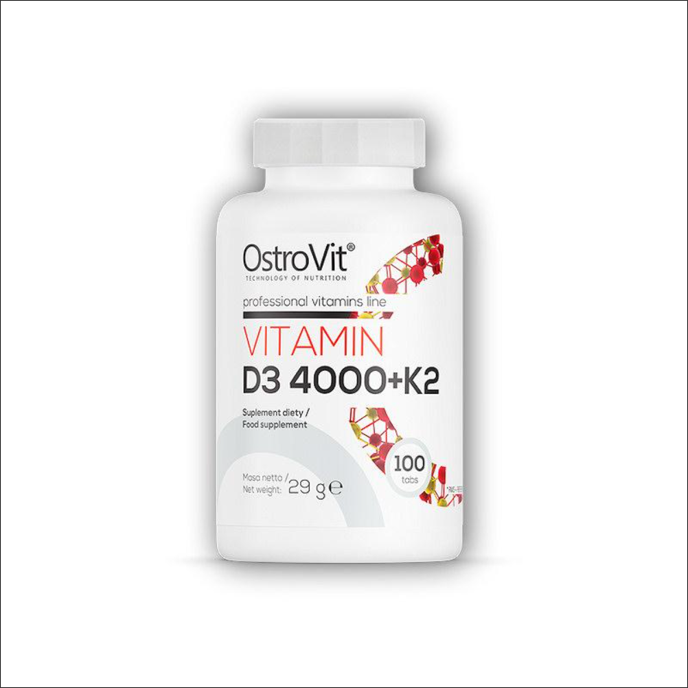 OstroVit,Vitamin D3 4000 + K2 100 tablets,OstroVit