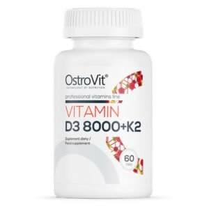 OstroVit,Vitamin D3 8000 + K2 dietary supplement,60 ,Suplement diety Witamina D3 8000 + K2,60,
