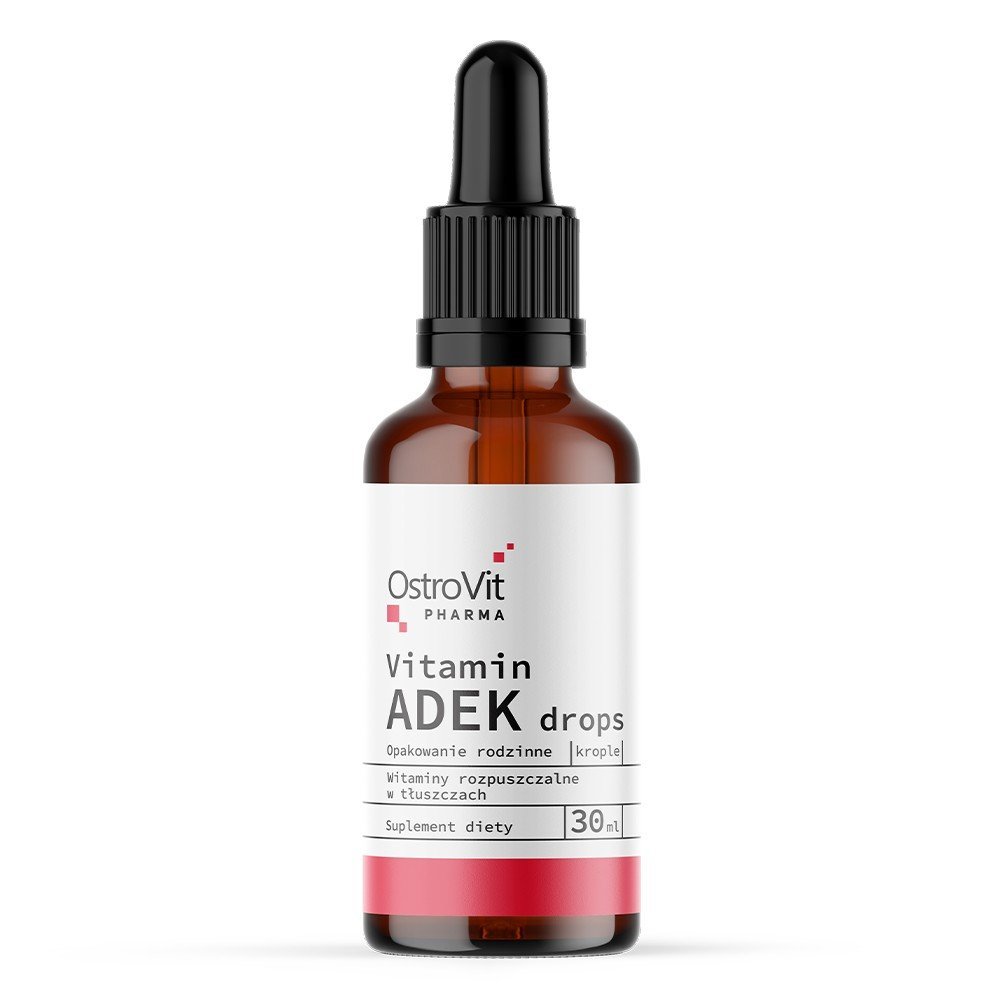 OstroVit,Vitamins ADEK dietary supplement in drops ,30 ml, Witaminy ADEK suplement diety w kroplach, 30 ml,