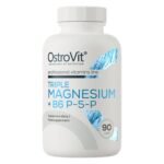 OstroVit,Vitamins  Triple Magnesium + B6 P-5-P magnesium ,70 g,Witaminy Potrójny Magnez + B6 P-5-P magnez ,70 g,