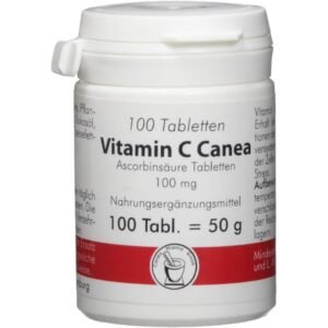 Pharma-Peter ascorbic acid 100 mg vitamin C Canea, 100 tablets, Pharma-Peter Ascorbinsäure 100 mg Vitamin C Canea, 100 Tabletten