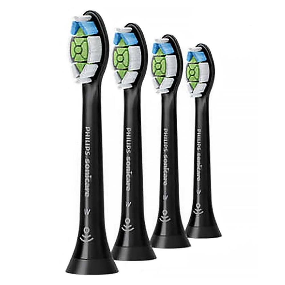 PHILIPS SONICARE Optimal White HX6064/11 black replacement heads 4 pcs