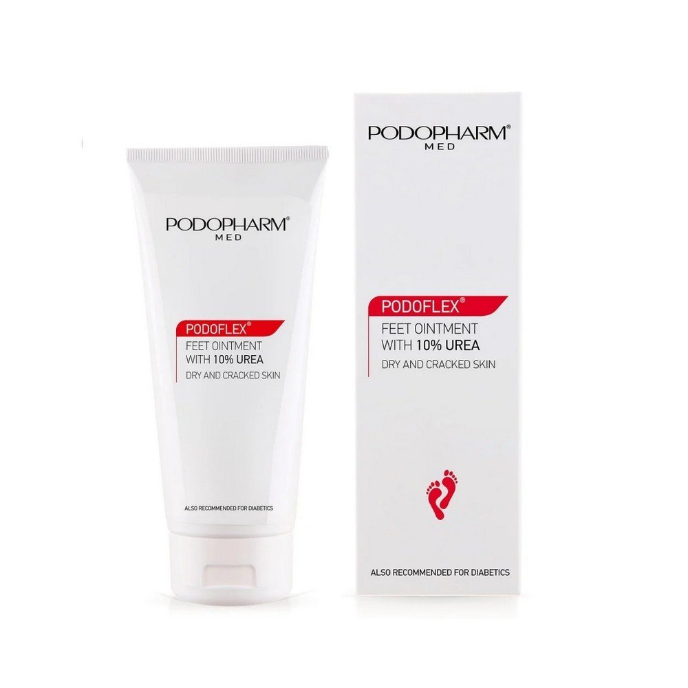 Podopharm, Podoflex Foot Ointment With Urea 10%, 75,ml,Podoflex Maść do Stóp Z Mocznikiem 10%, 75,ml