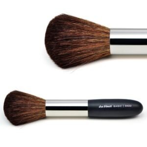 da Vinci,Powder brush with brown mountain goat hair 9422,Štětec na pudr s hnědou srstí horské kozy 9422