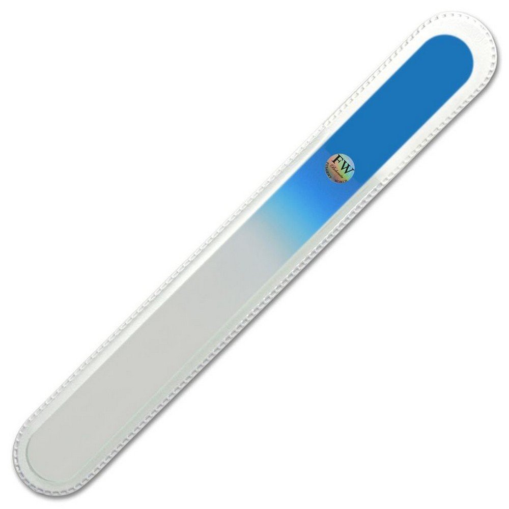 Fulgent World s.r.o.,PROFESSIONAL LARGE GLASS NAIL FILE (BLUE),PROFESIONÁLNÍ VELKÝ SKLENĚNÝ PILNÍK (MODRÝ)