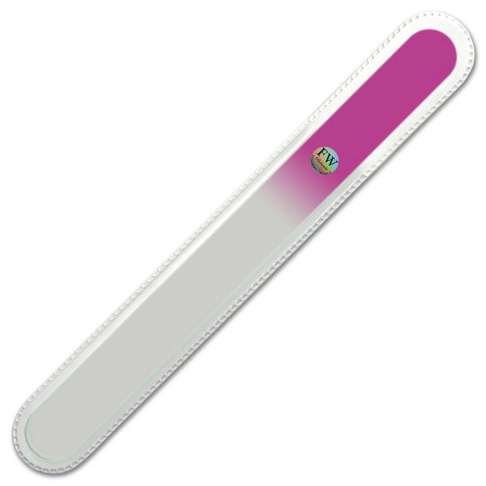 Fulgent World s.r.o.,PROFESSIONAL LARGE GLASS NAIL FILE (PINK),PROFESIONÁLNÍ VELKÝ SKLENĚNÝ PILNÍK NA NEHTY (RŮŽOVÝ)
