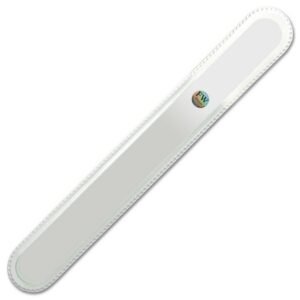 Fulgent World s.r.o.,PROFESSIONAL LARGE GLASS NAIL FILE (WHITE),PROFESIONÁLNÍ VELKÝ SKLENĚNÝ PILNÍK (BÍLÝ)