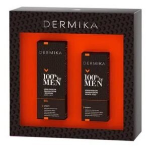 Promotional kit Dermika Men 100, 50, anti-wrinkle and anti-wrinkle cream, 50 ml anti-wrinkle cream around the eyes, 15 ml