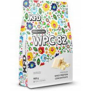 Protein concentrate - WPC KFD 900 g white chocolate flavor