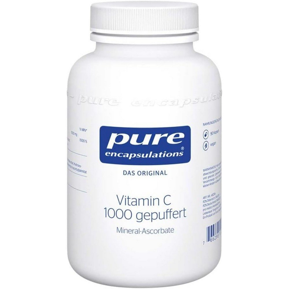 Pure Encapsulations Vitamin C 1000 Buffered Capsules Pack of 90, Pure Encapsulations Vitamin C 1000 gepufferte Kapseln, 90 Stück