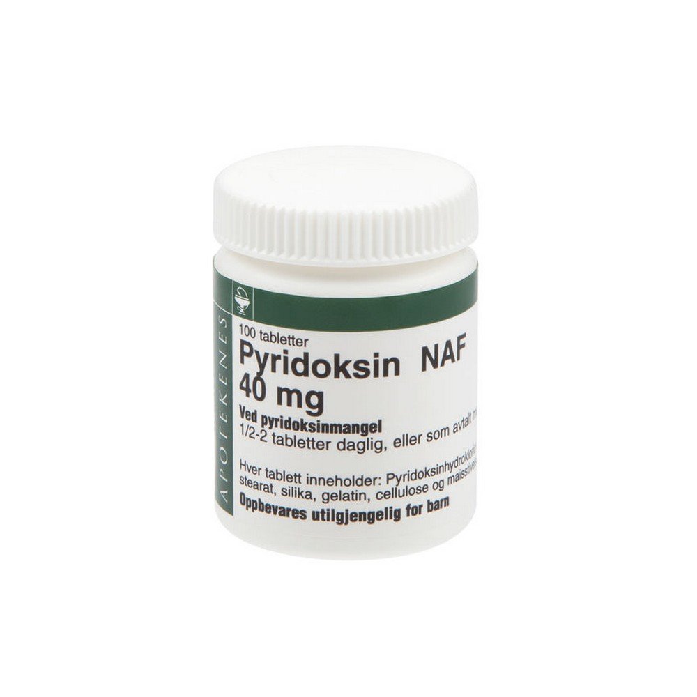Pyridoksin NAF Tab 40 mg, 100
