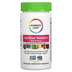 Rainbow Light, Certified Women's Multivitamins, 120 Vegetarian Capsules,Rainbow Light, Zertifizierte Multivitamine für Frauen, 120 vegetarische Kapseln