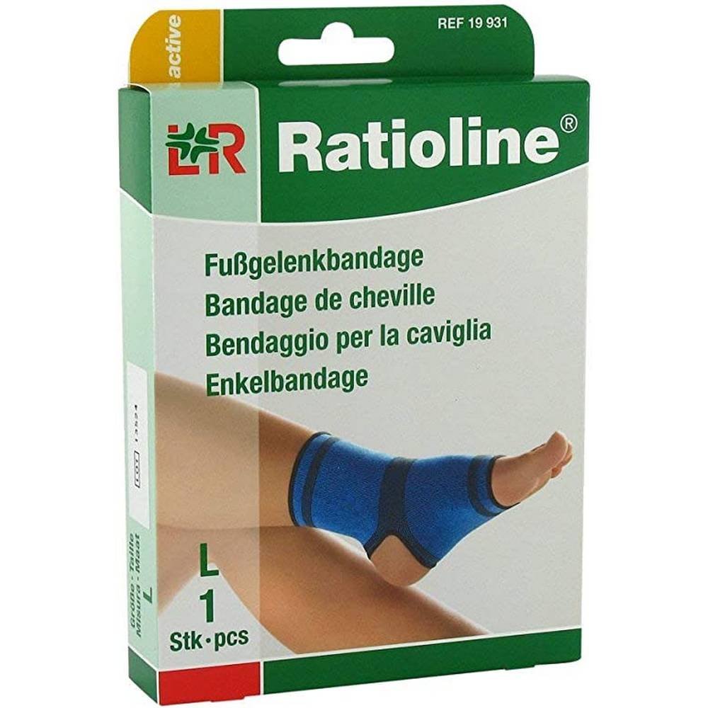RATIOLINE active ankle bandage size L, 1 pc