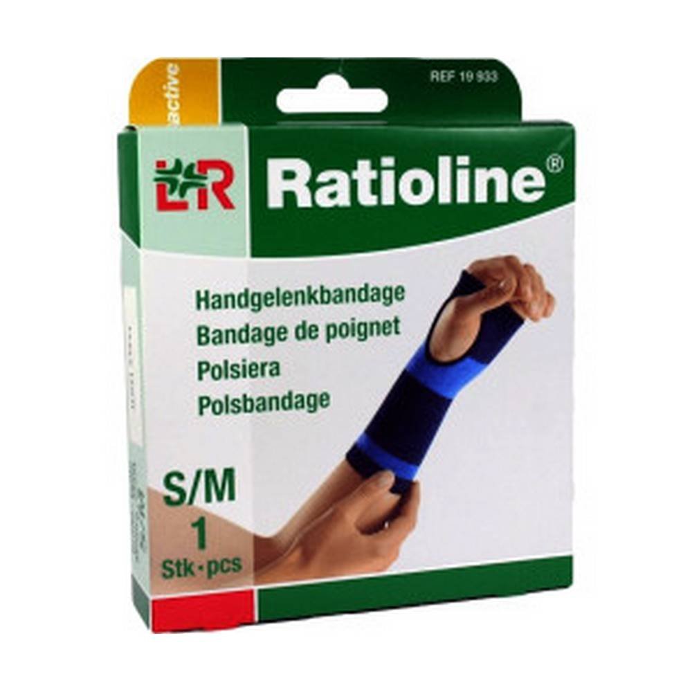 RATIOLINE active wrist bandage size S/M, 1 pc