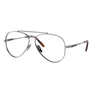 Bausch & Lomb Inc.,Ray-Ban RX 8225V 1224 Aviator Titanium,Ray-Ban RX 8225V 1224 Aviator Titanium