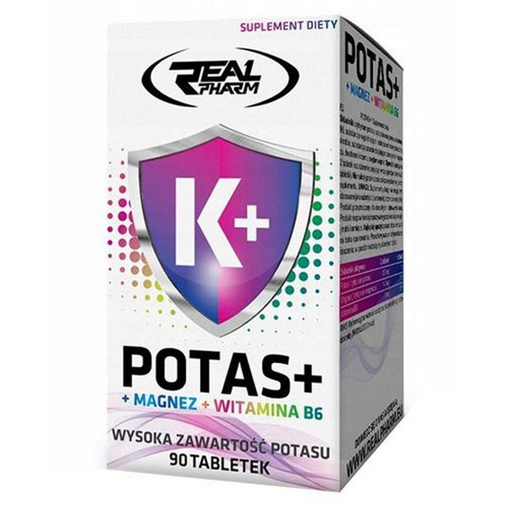 Real Pharm Potassium+ Magnesium+ B6 90 Tables