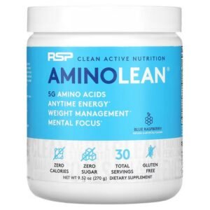 RSP Nutrition, AminoLean, Blue Raspberry, 9.52 oz (270 g),RSP Nutrition, AminoLean, Blaue Himbeere, 9,52 oz (270 g)