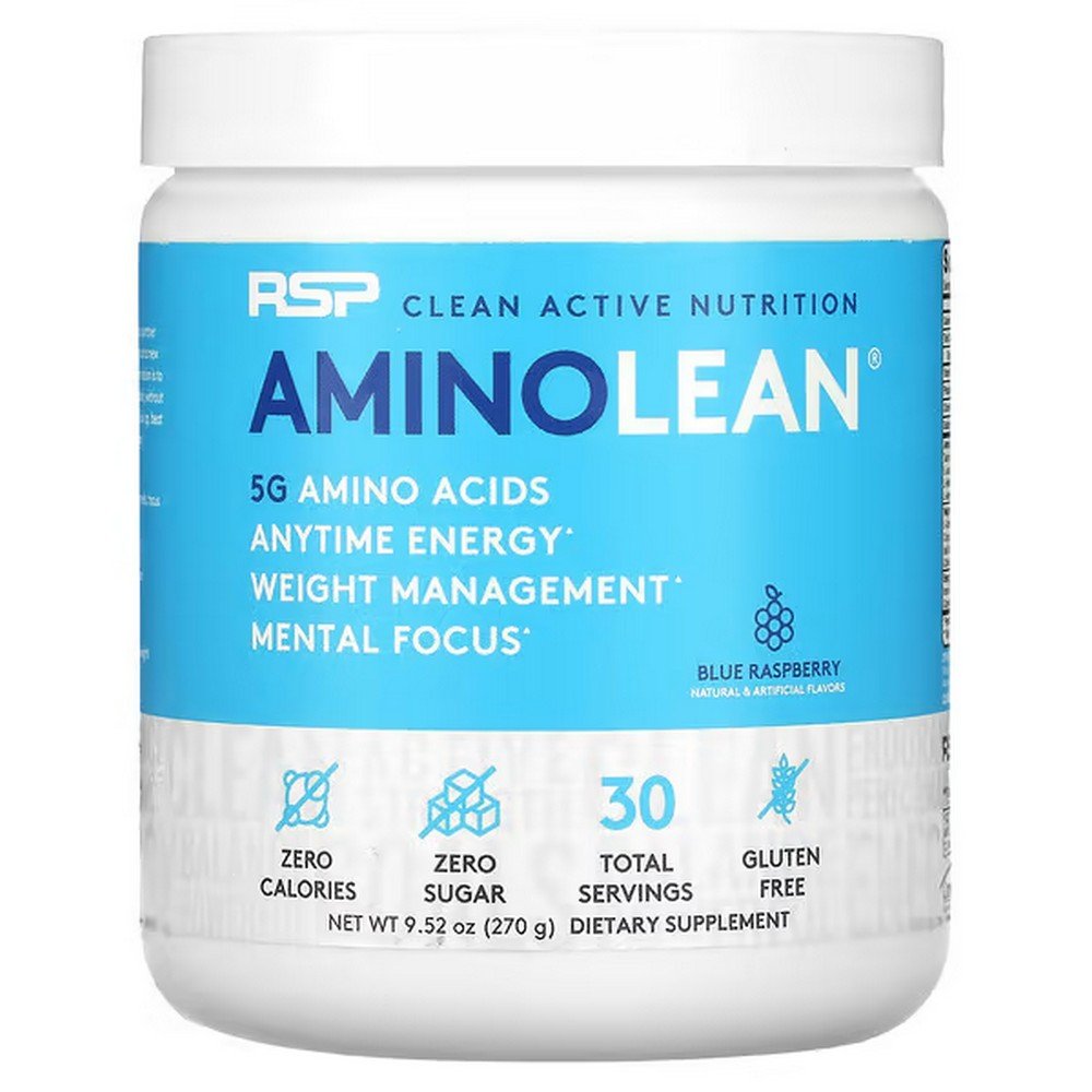 RSP Nutrition, AminoLean, Blue Raspberry, 9.52 oz (270 g),RSP Nutrition, AminoLean, Blaue Himbeere, 9,52 oz (270 g)
