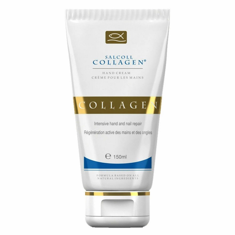 Salcoll Collagen Hypoallergenic Anti-Aging Hand Cream Skin Moisturizing 150 ml,Salcoll Kolagen Hipoalergiczny Przeciwzmarszczkowy Krem Do Rąk Nawilżający Skórę 150 ml