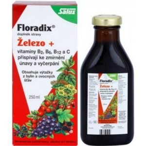 Salus Floradix iron+ 250 ml, Salus Floradix železo+ 250 ml