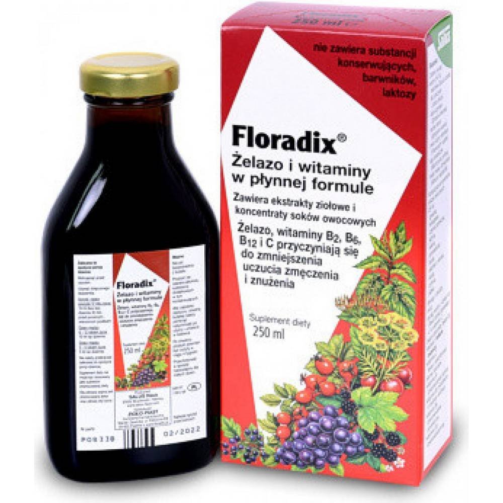 Salus Floradix Iron+ 500 ml, Salus Floradix Železo+ 500 ml