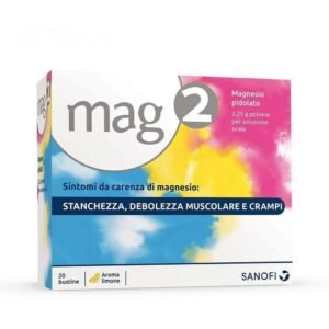 Sanofi,Mag 2 20 Granular Envelopes,Mag 2 Buste granulari 20 Buste Granulari 2,25 G