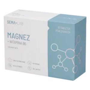 SEMA Lab Magnesium + Vitamin B6, 60 coated tablets