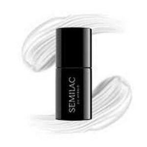 Semilac, 001 Strong White hybrid varnish,7 ,ml,001 lakier hybrydowy Strong White,7,ml