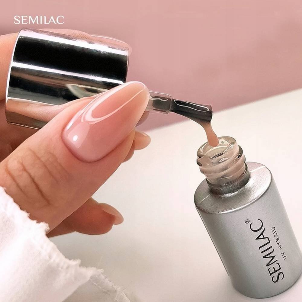 Semilac BB Base Nude Base for hybrid varnishes, 7ml - Imagen 2