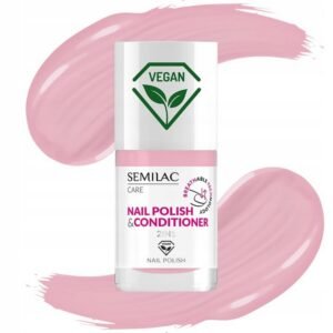 SEMILAC, BREATHable Breathes. Nail Polish 034,ODDYCHAJĄCE Oddycha. Lakier do paznokci 034