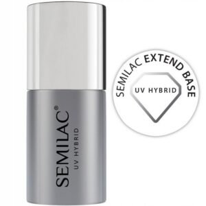 Semilac, Extend Base Base for hybrid varnishes, 7,ml,Extend Base Baza pod lakiery hybrydowe, 7,ml