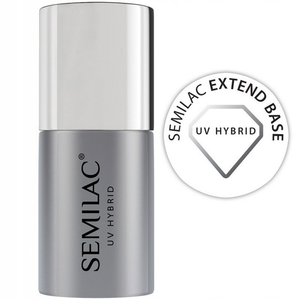 Semilac, Extend Base Base for hybrid varnishes, 7,ml,Extend Base Baza pod lakiery hybrydowe, 7,ml