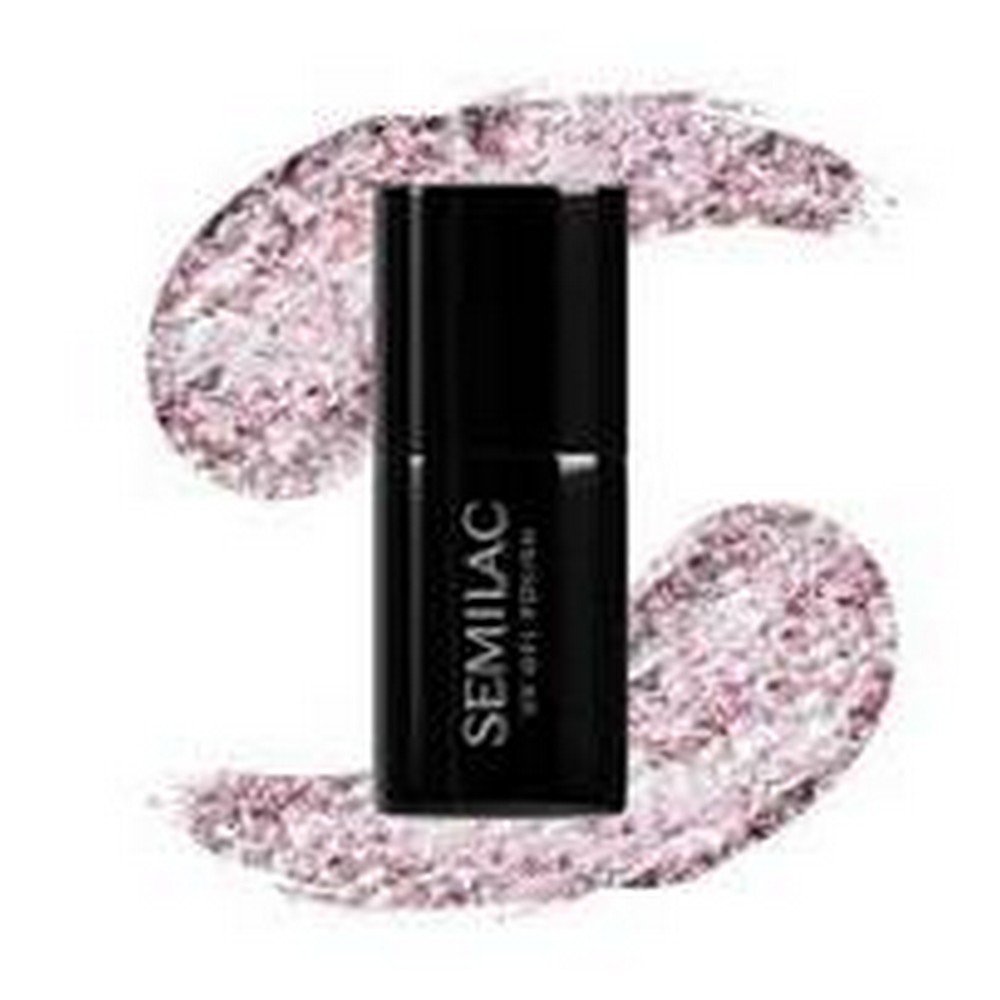 Semilac, Hybrid nail polish 293 Rose Gold Shimmer, 7 ,ml,Lakier hybrydowy 293 Rose Gold Shimmer, 7,ml