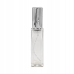 Senzi Cosmetics,Senzi Cosmetics silver atomizer bottle 10 ml,Flakon z atomizerem Senzi Cosmetics srebrny 10 ml