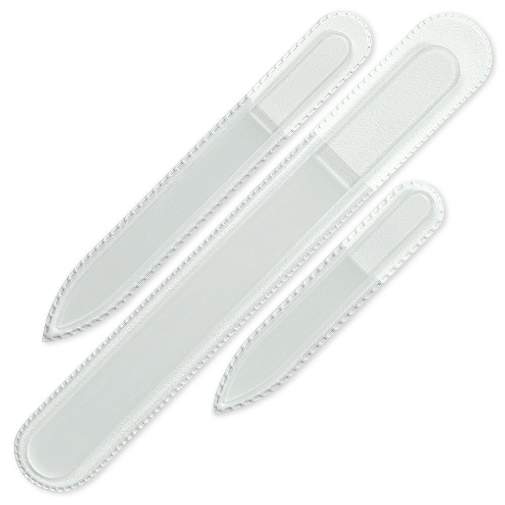 Mont Bleu s.r.o.,Set of 3 Glass Nail FIles T-BMS,Sada 3 skleněných pilníků na nehty T-BMS