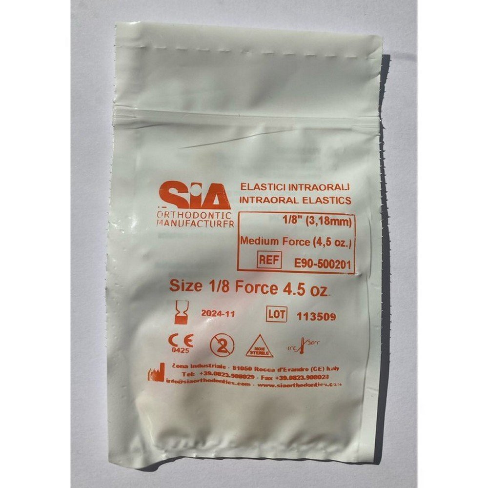 SIA Rubber pulls 1/8 medium 3.18mm - 100 pcs