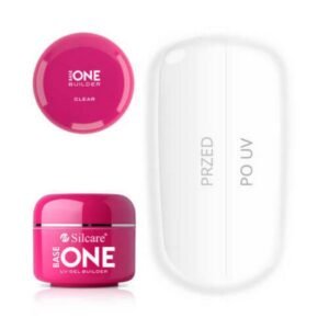 Silcare,SILCARE BASE ONE CLEAR, COVER, PINK 15ml UV GEL BUILDER - ALL IN 1,SILCARE BASE ONE CLEAR, COVER, RÓŻOWY 15ml UV GEL BUILDER - WSZYSTKO W 1